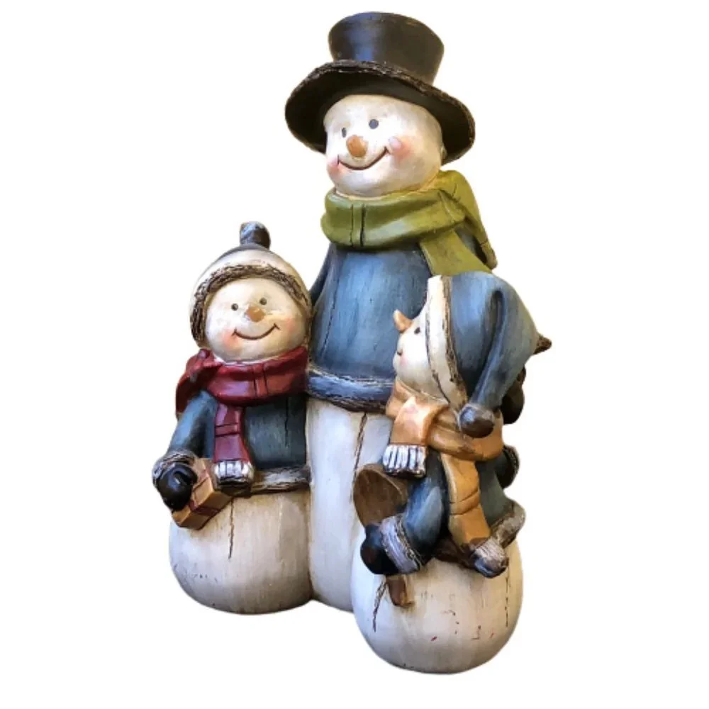 Snowman Figurine Christmas Decor 7